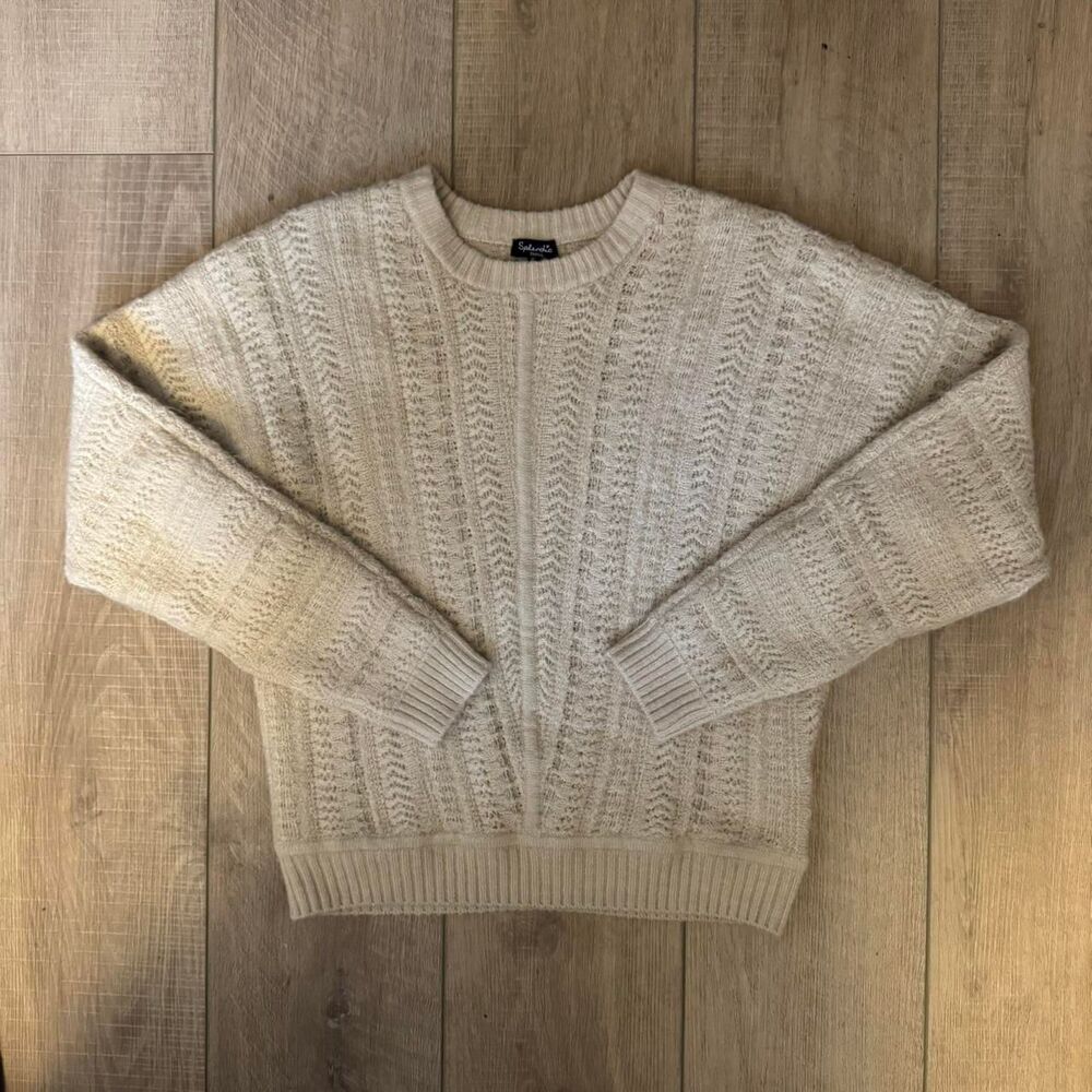 Splendid Cream Knitted Sweater